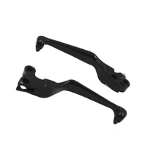 Black Skull Brake Clutch Lever For Harley 1996-10 Fat Boy Dyna XL Cruiser Road