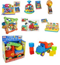 FUN TIME Baby Toys Shape Sorter Teach Time Triangle Spinning Pals Pop Up Toddler