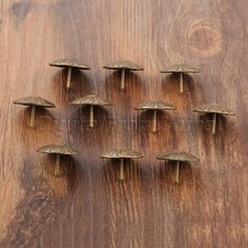 10Pcs Antique Bronze Upholstery Nails Tacks Furniture Hardware Studs Decor 23mm