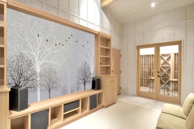 3D Grey Branch Bird ZHUA10311 Wallpaper Wall Murals Removable Self-adhesive Amy
