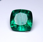 8-10 Ct Cushion Cut Natural Columbian Emerald Certified Loose Gemstone