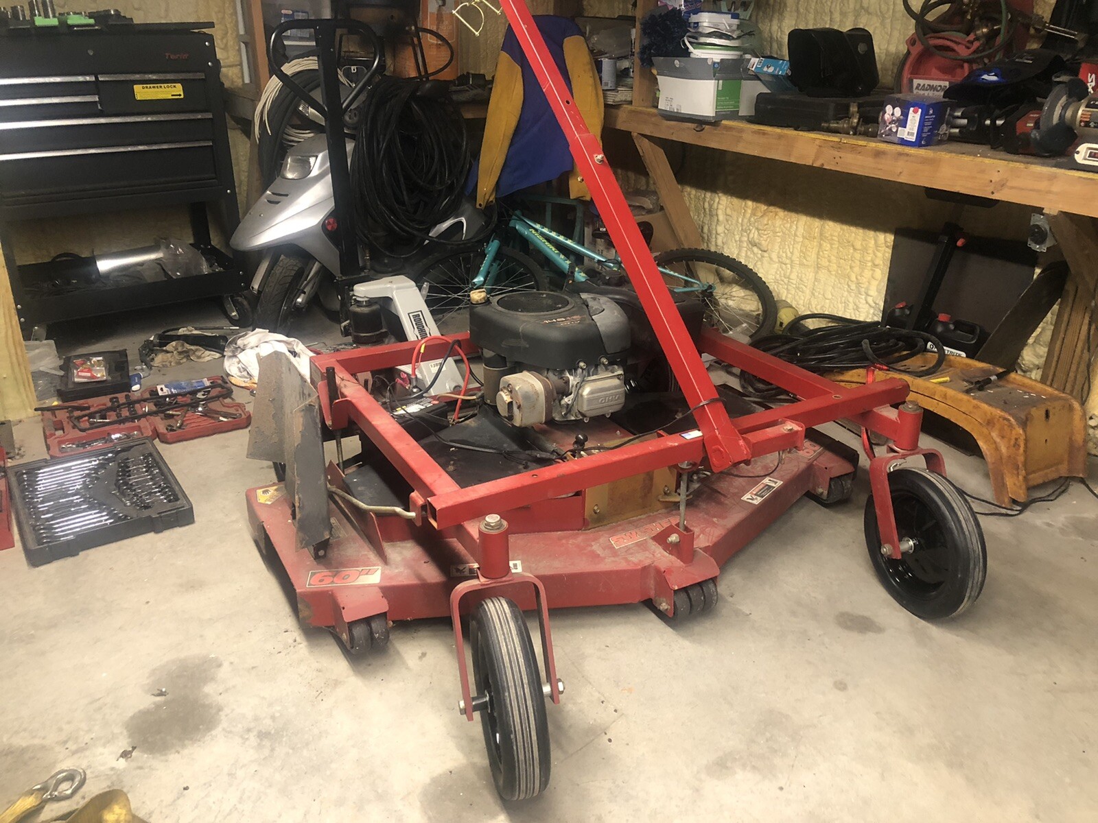 Pull Behind Mower for sale compared to CraigsList Only 2 left at 70