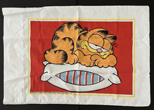 Vintage 1978 Garfield the Cat Standard Pillowcase 20 x 30 Jim Davis