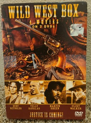 Dvd Wild West Box, 4 movies (pancho villa/navajo Joe/a town called hell/eagle's wing) (779836166593)