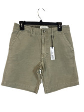 Taylor Stitch The Cotton Morse Short in Aluminum Slub Linen, NWT, Sz29, MSRP 88