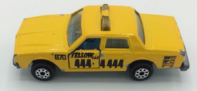 MAJORETTE（マジョレット） №240 CHEVROLET IMPALA Majorette Chevrolet Impala #240 Yellow 1:69 Diecast Taxi Cab Car