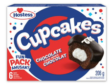 Hostess Cupcakes Chocolate Cakes, 206g