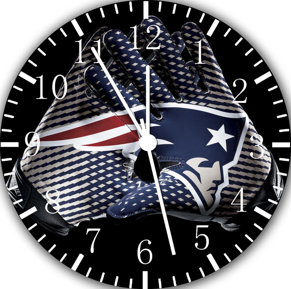 New England Patriots Frameless Borderless Wall Clock Nice For Gifts Decor F108