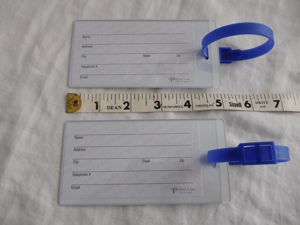 Lot 2 Baggage Luggage Tag Air France First Nonstop Flight Paris