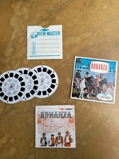 Sawyer's B471 Bonanza Western Lorne Greene TV Show view-master 3 Reels Packet