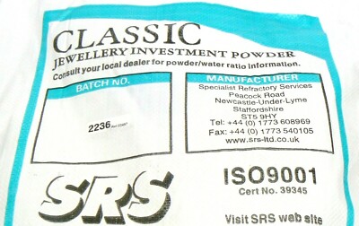 Jewelry Casting Powder Lost Wax Casting Of Jewelry 8 Lbs Classic SRS Investment