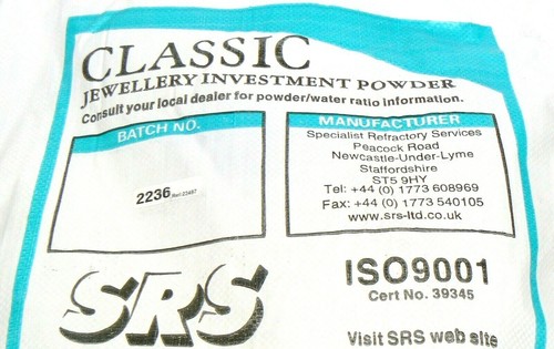 Jewelry Casting Powder Lost Wax Casting Of Jewelry 8 Lbs Classic SRS Investment - 第 1/2 張圖片