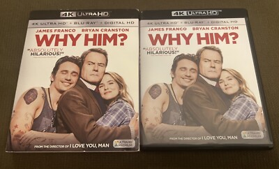 Why Him? (4K UHD, 2016) OOP Slipcover - Ships In Box