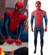 Costume Halloween PS5 Miles Morales Spider-Man Body Costume Cosplay Adulto Bambini
