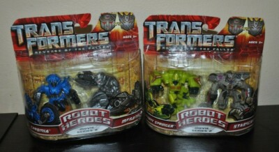 HASBRO set/2 TRANSFORMERS ROBOT HEROES Movie Series 2 Pack of 2 