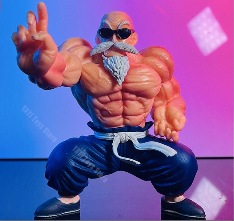 Figure Master Roshi Action Figure Muscle Strengthening Dragon Ball Z Anime PVC