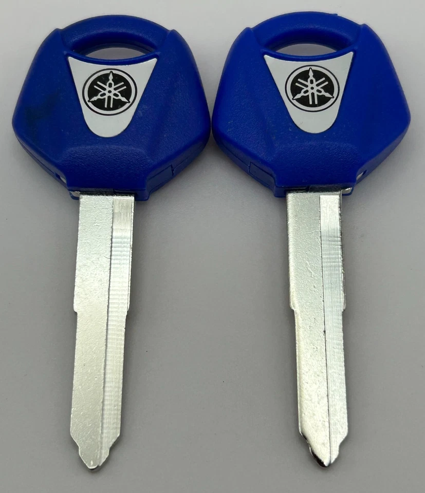 2 Keys Yamaha Radian RD Riva Seca II Route 66 RZ350 Serow Blanks Motorcycle Key - Image 2 of 3