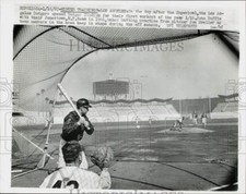 1967 Press Photo Los Angeles Dodgers John Duffie & Joe Moeller, California