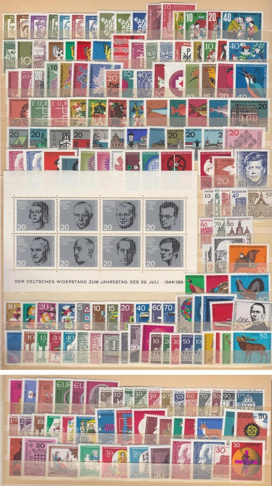 WEST GERMANY 1955-2000 STRONG COMPLETE MNH collection incl. all Sheets - Image 3 of 4