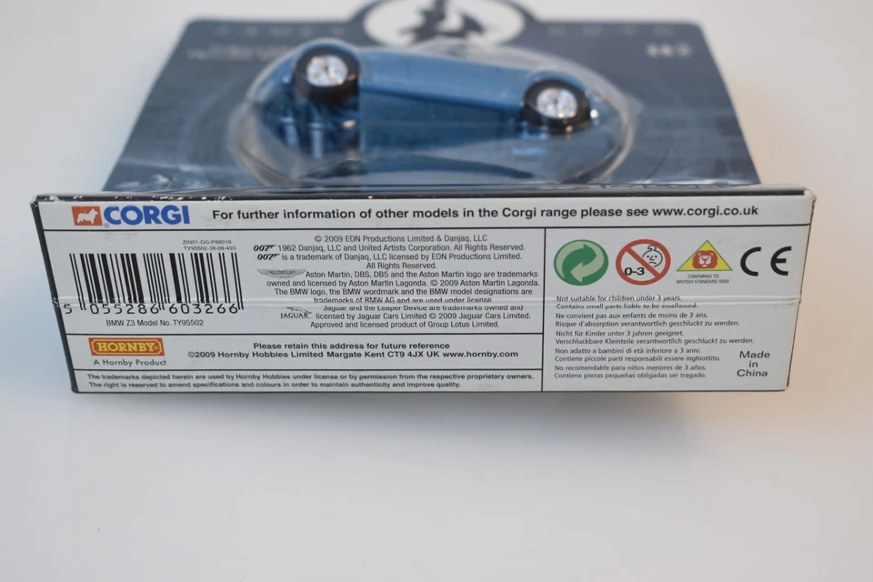 Corgi James Bond 007 Goldeneye Day BMW Z3 1:64 Diecast TY95502 - Image 4 of 4