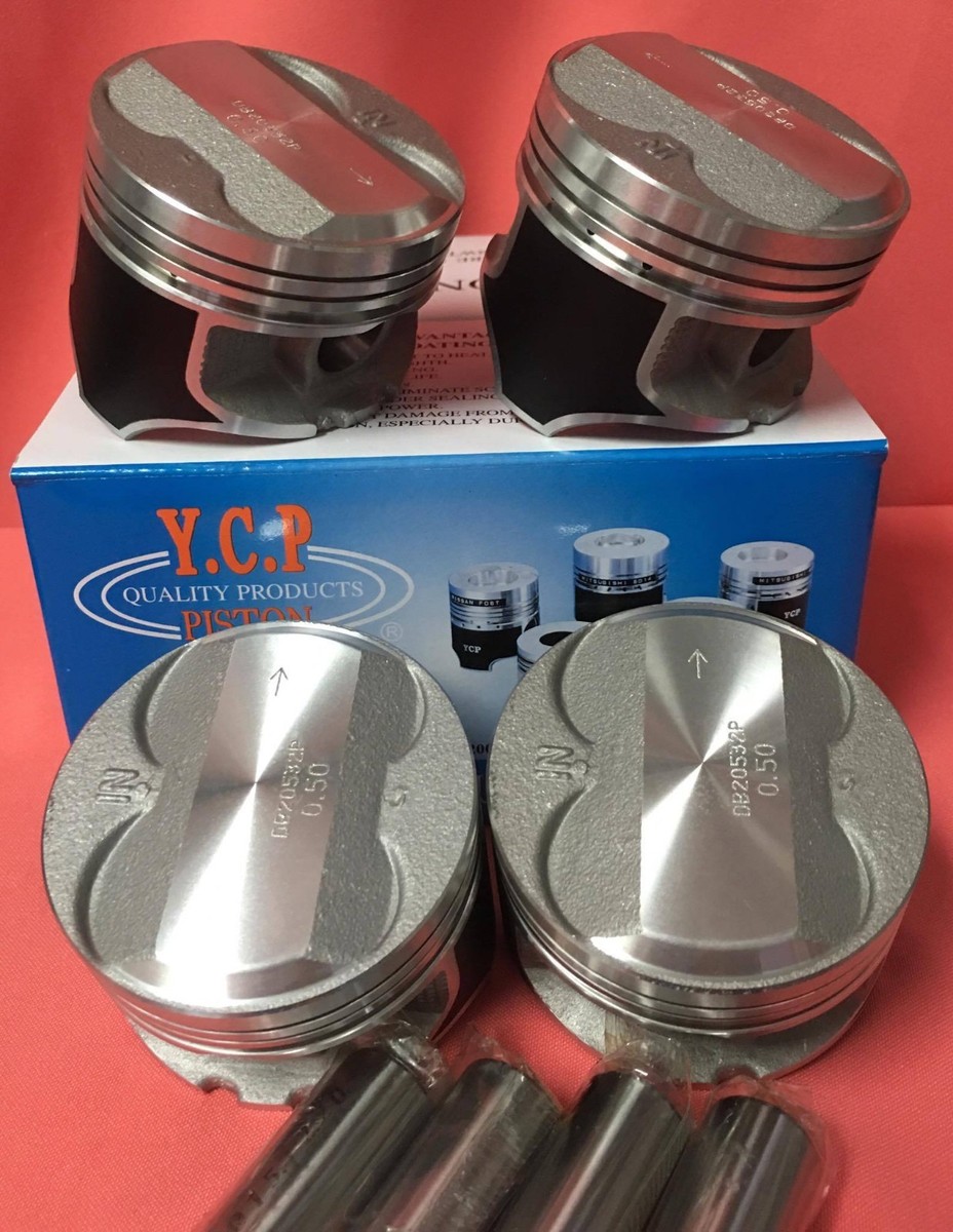 YCP P29 75.5MM 050Oversize HighComp Pistons Full Kit For Honda
