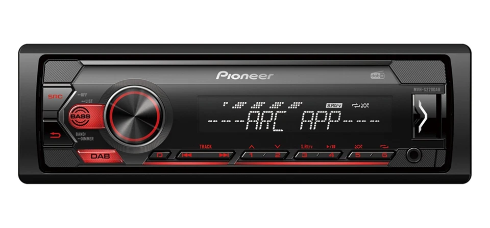 B-Ware Kratzer Pioneer MVH-S220DAB | 1-DIN Autoradio | DAB+ | MP3 | USB | Spotif