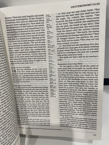 New Revised Standard Version Holy Bible Cross Referencing Edition Paperback 1998 - Picture 9 of 14