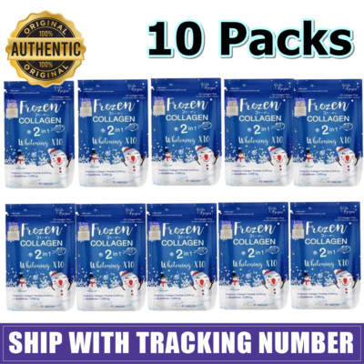 10X Frozen Collagen Peptides Glutathione Whiten Bright Skin Reduce Acne+ QR Code