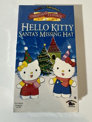 Hello Kitty - Santas Missing Hat (VHS, 1995) NEW SEALED No Barcode Variant