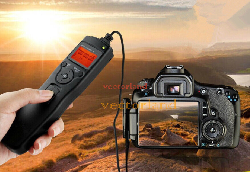 LCD Timer Remote Shutter Release cable for Nikon D90 D5000 D3100