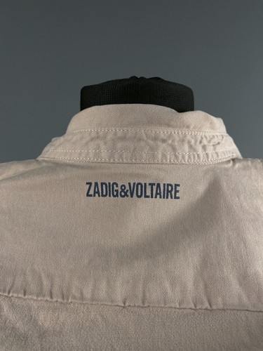 Zadig & Voltaire Gilrl Pink Embroidered Snake Military Bonnie Jacket Size 10 138 - Picture 9 of 12