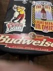 Budweiser Coors Light Bud Light Michelob Vintage Beer Signs & Tins Collectible