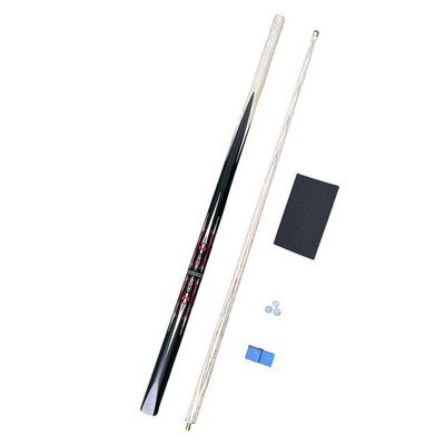 Wooden Pool Cue Billiard Cue 10mm Tip 1/2 Split 57 inch Segmented Snooker Cue
