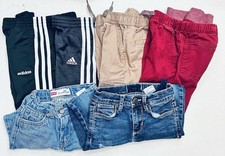Boys Lot Clothing Jeans Pants Denim Sz 3T 4T 5T Sweats Levi's Cat Jack Adidas