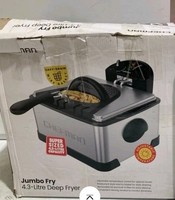 Chefman 4.3 Litre Deep Fat Fryer w/Basket Stainless Steel - U.k. Version 