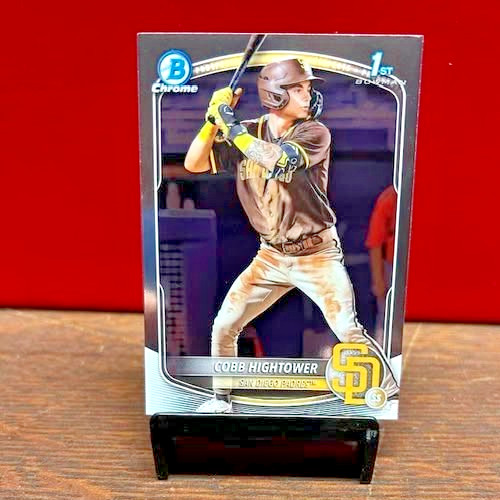 Cobb Hightower 2025 Bowman Chrome Prospects RC #BCP-104 San Diego Padres