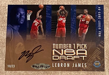 2003-04 LEBRON JAMES Autograph Signed #1 Pick NBA Draft UDA 10/23 RC Season Cavs