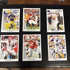 2020 Leaf Football Rookie Retro 10 Card Set