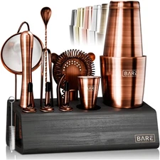 ® Mixology Bartender Kit Bar Set | 14-Piece Cocktail Shaker Set | Martini Bar...