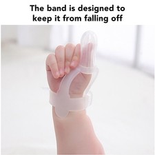 Baby Thumb Sucking Stop Adjustable Thumb Guard Soft Silicone Thumb Sucking Treat