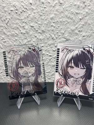 Genki Parade 2 R Black & White Reveal Karte Anime Waifu ACG 002 Kurumi