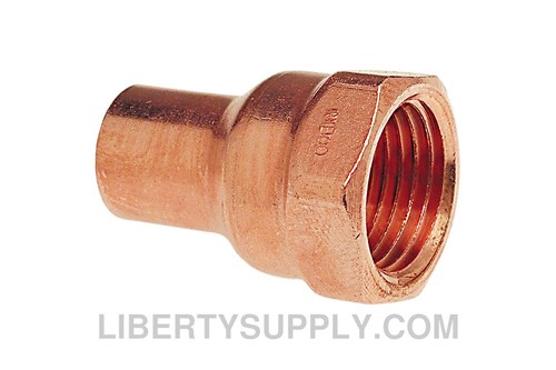 NIBCO 9028552 Female Adapter 3/4" Copper 582 PSI - Male Solder x Female NPT