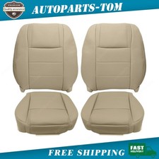 Front Bottom-top Leather Seat Cover Tan Fits 2005-09 Ford Mustang V6 Convertible Front Bottom-top Leather Seat Cover Tan Fits 2005-09 Ford Mustang V6 Convertible