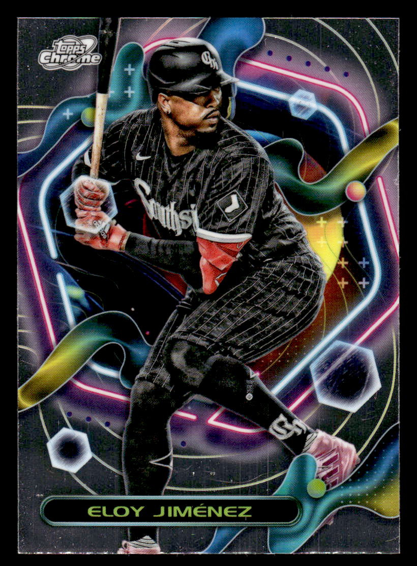 TOPPS MLBカード TIER ONE ELOY JIMENEZ CHICAGO WHITE SOX 10/25 #BOA-EJ 送料無料 中古 IT1 2023 Topps Cosmic Chrome #190 Eloy Jiménez Chicago White Sox