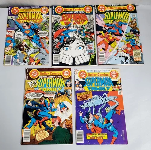 D-76 VINTAGE 1978 COLLECTION OF DC COMICS-THE SUPERMAN FAMILY LOT!