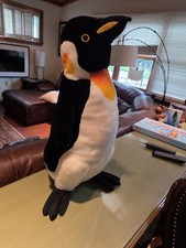 Melissa Doug Large Jumbo Penguin Plush Zoo Animal 24" Tall Stuffed Animal Toy