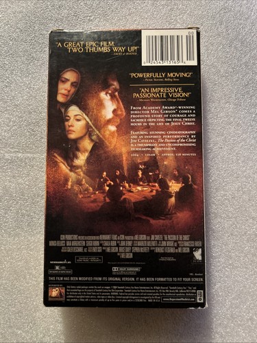 The Passion of the Christ on VHS 2004 Mel Gibson Film - Picture 2 of 2