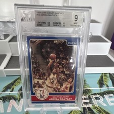 Star 1984 Award Banquet Adrian Dantley #13 Utah Jazz BGS 9 Basketball Card