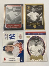 ROGER MARIS yankees LOT (4) dif UD Legends SP Cuts World Series (B-27)