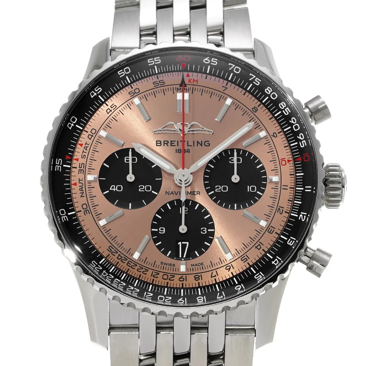 Breitling Navitimer AB0138241K1A1 AB0138) Pink Black